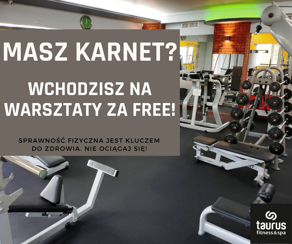 Masz karnet OPEN? Wchodzisz na warsztaty za free!