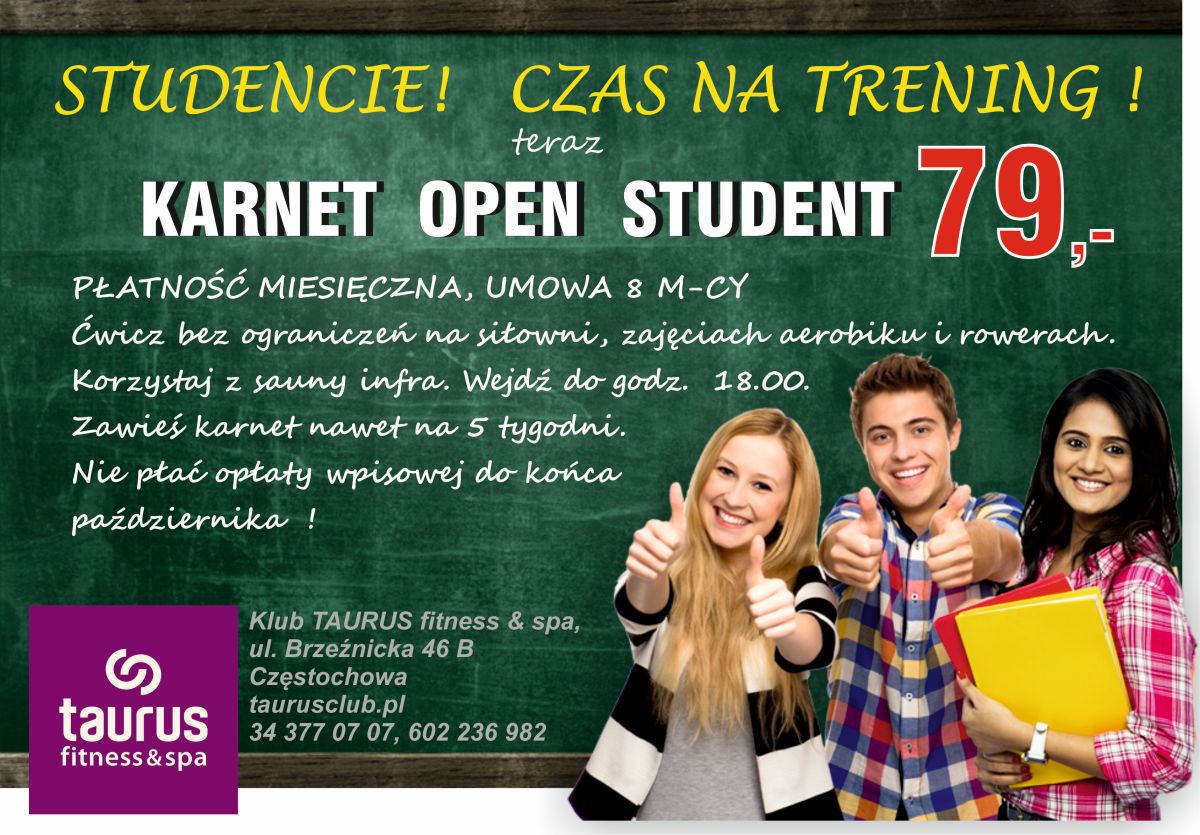 PROMOCJA DLA STUDENTÓW