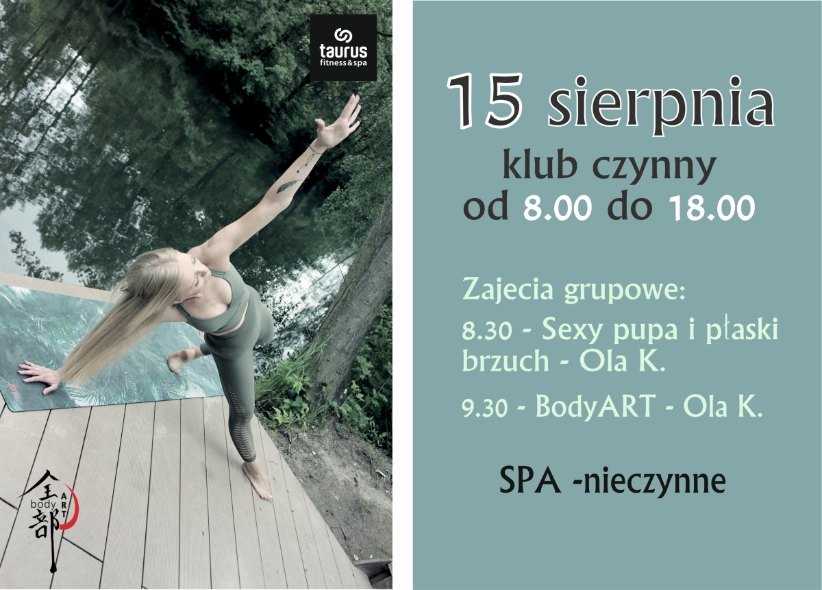 15 sierpnia klub otwarty !