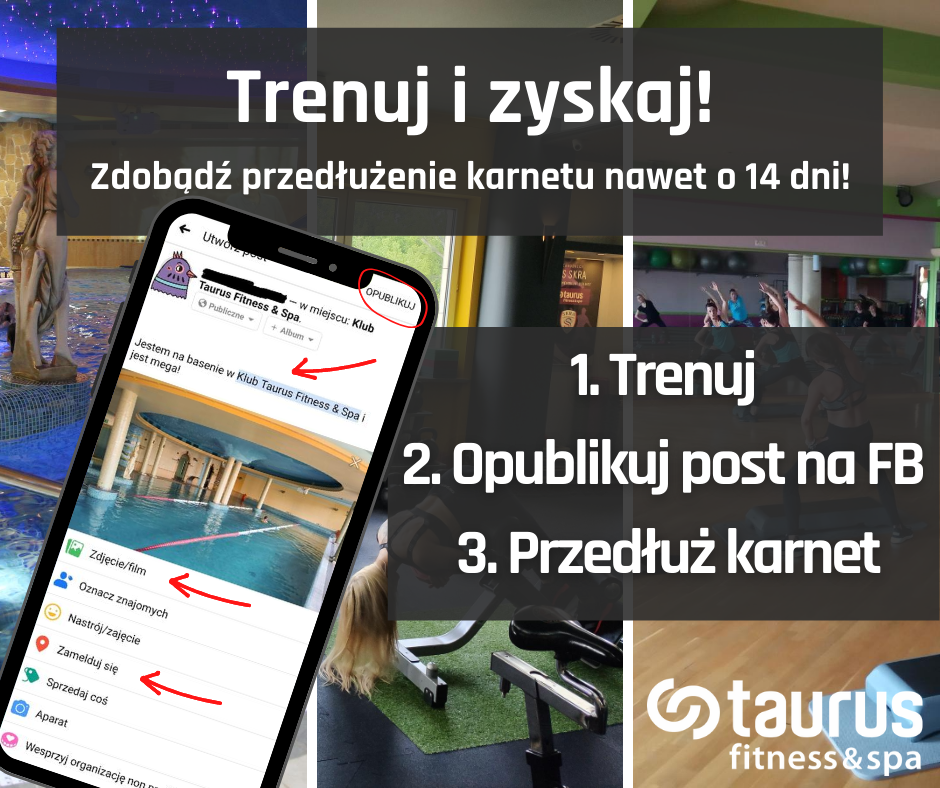 Przedłuż sobie karnet trenując w Taurusie!