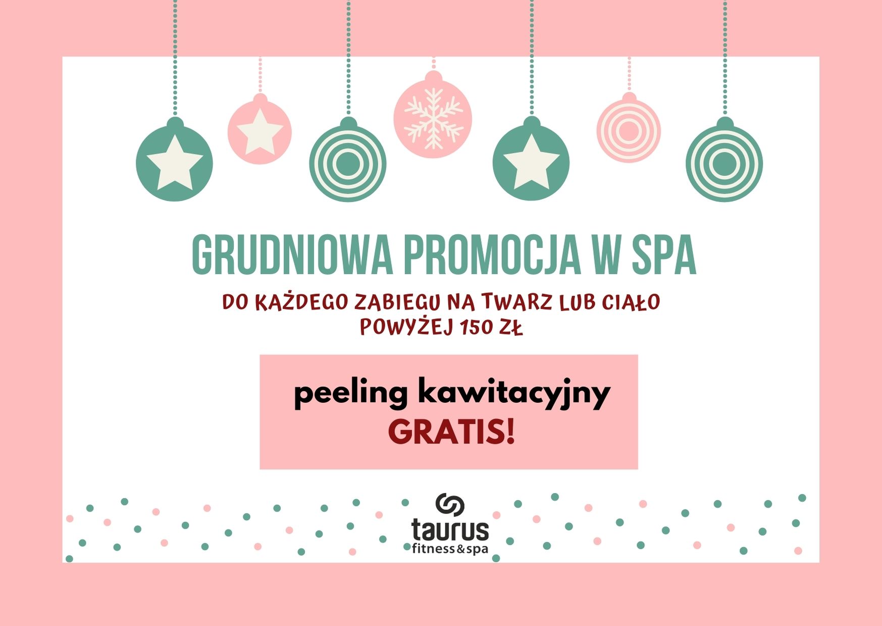 GRUDNIOWE PROMOCJE NA SPA