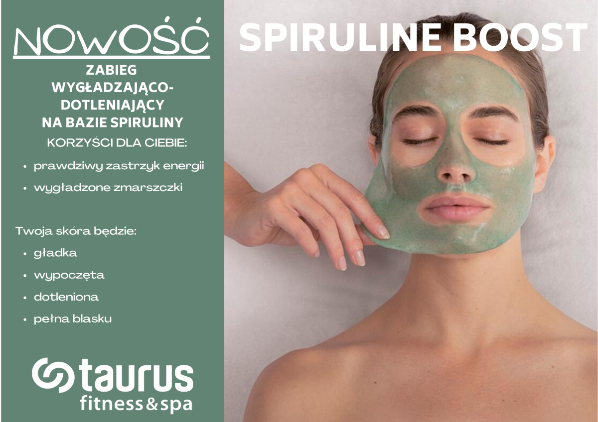 Nowy zabieg w naszym SPA - SPIRULINE BOOST !