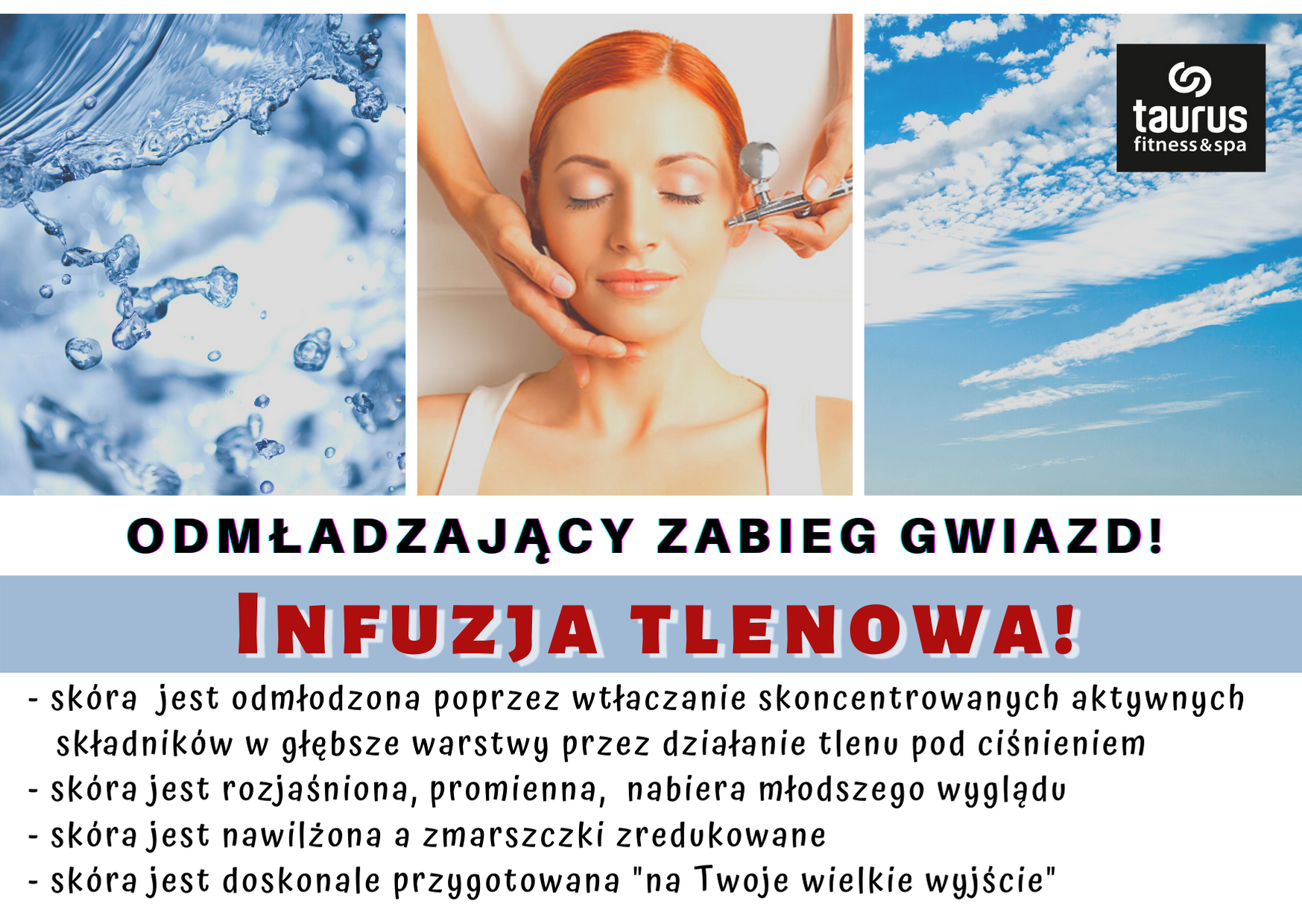 INFUZJA TLENOWA - nowość w naszym SPA!