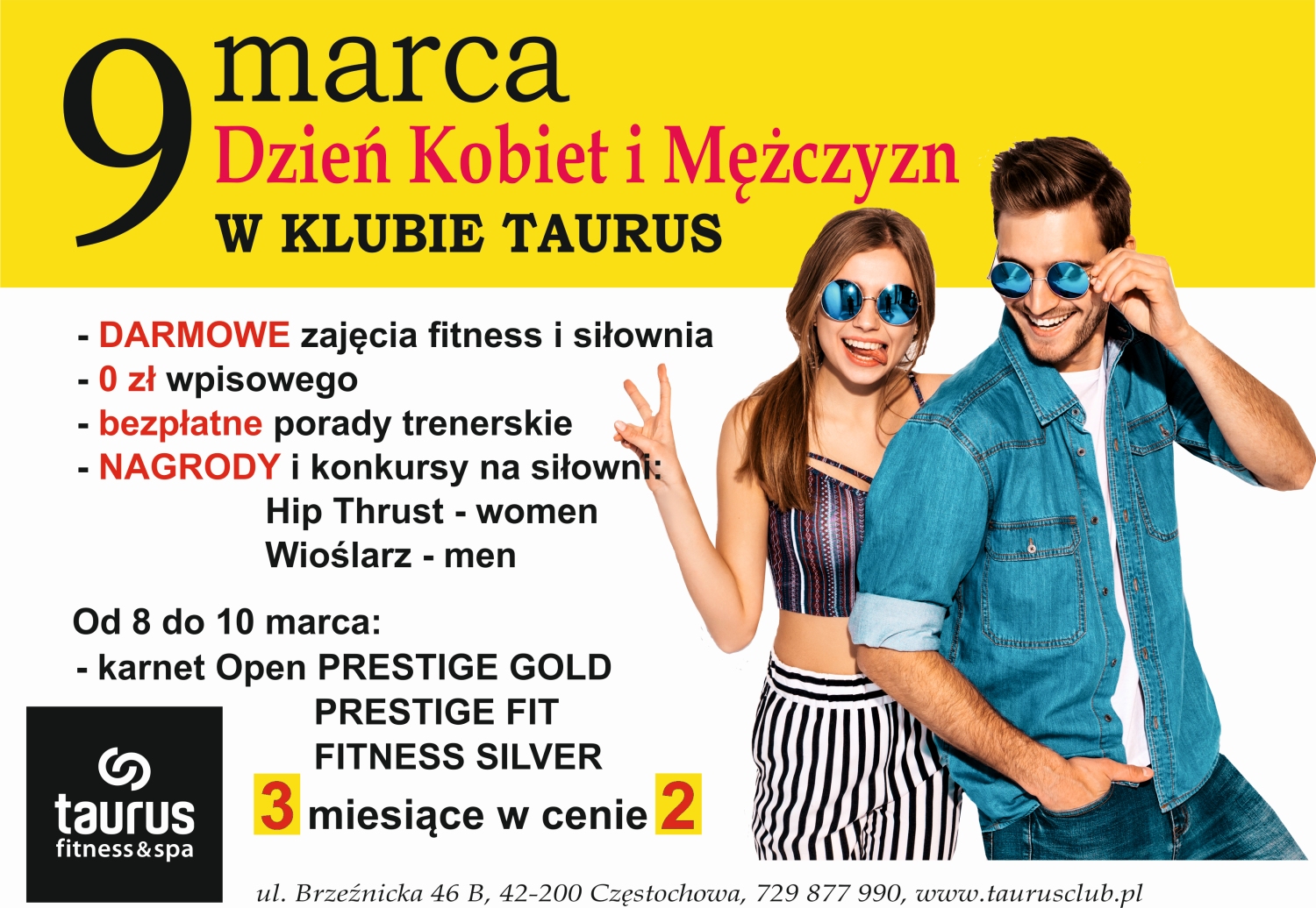 Dzień Kobiet i Mężczyzn w klubie Taurus