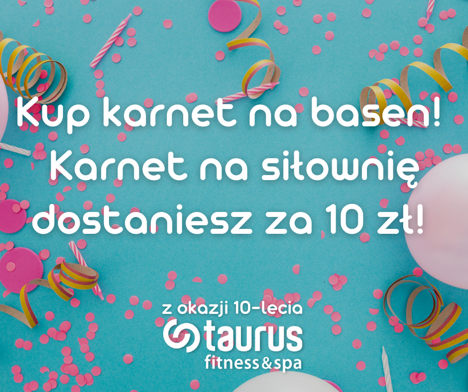 Kup karnet na basen! Karnet na siłownię kupisz za 10 zł!