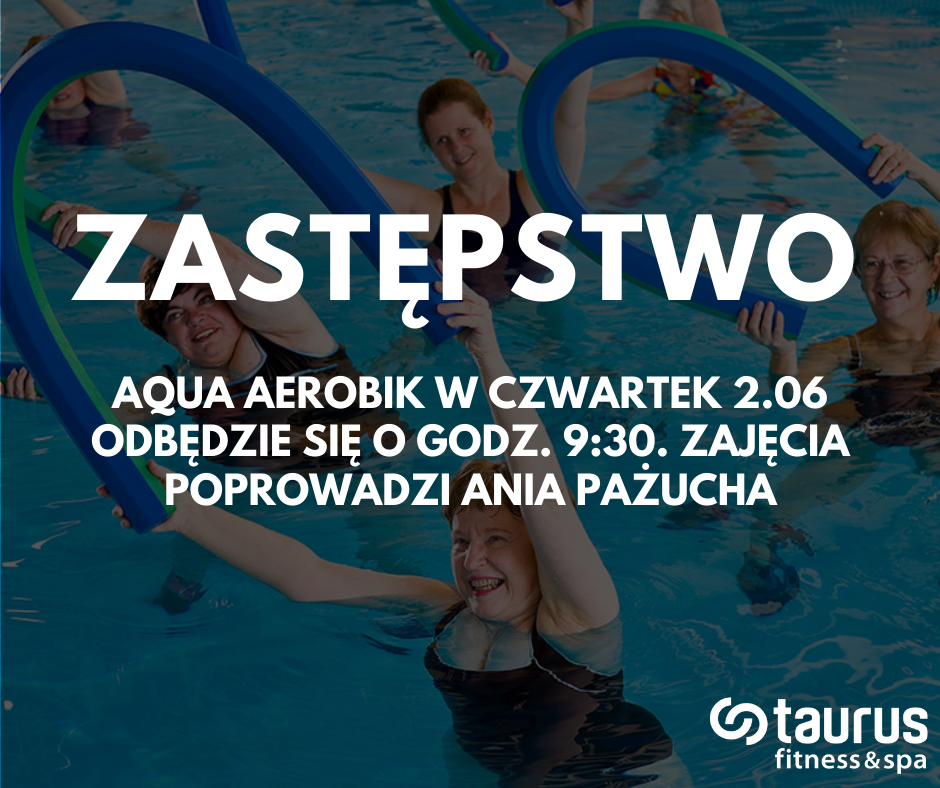 Zastępstwo na Aqua w najbliższy czwartek