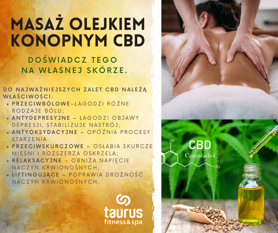 Masaż olejem konopnym CBD - NOWOŚĆ!