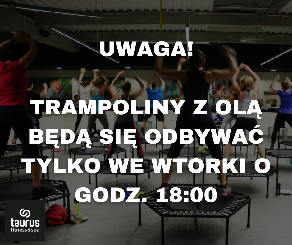 Trampoliny tylko we wtorki