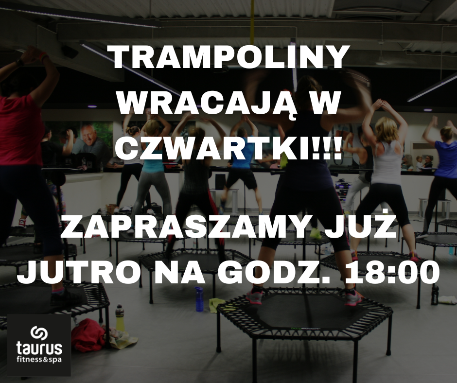 Trampoliny w czwartki już od jutra!